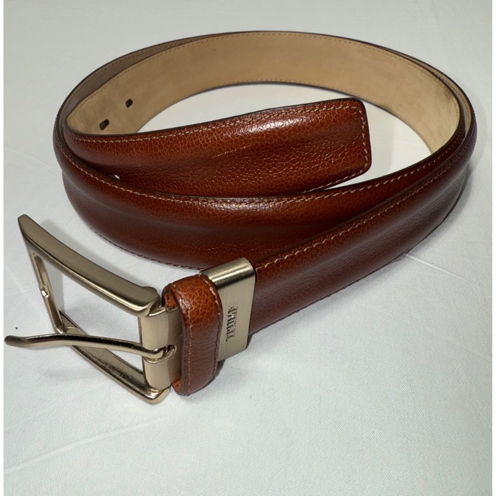 Donald J Trump‎ Signature Collection Men's Brown Genuine Leather Belt 40/100